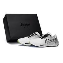 Nike Pegasus 38 Low top Running Shoes Men's White Gray Black CW7356-100(Team80-S-BOX) 44.5