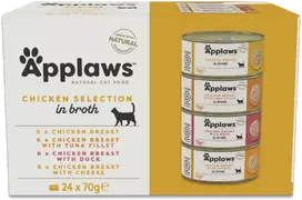 Applaws - Multipack vištienos sultinio rinkinys - 24x70g