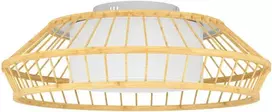 EGLO - Yuku-Z lubinis šviestuvas bambukinis Ø46 - RGB + TW - Zigbee, Bluetooth