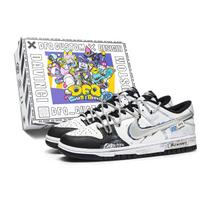 Nike Dunk Arctic Ice Blue, Box Abrasion Resistant Abrasion Resistant Low top Skateboard Shoes Unisex Blue White DD1391-100(Team202--BOX) 42