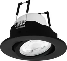 Išmanus įleidžiamas LED šviestuvas EGLO SALICETO-Z RGB, 5W, 2700-6500K, 400lm, juodos sp, Ø8,8cm,APP