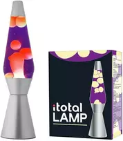 iTotal - Lavos lempa - Violetinis skystis ir geltonas vaškas - 36 cm (XL1799)