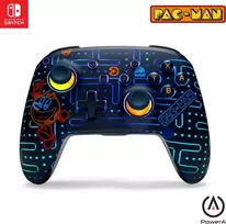 Power A „PowerA“ patobulintas belaidis valdiklis, skirtas „Nintendo Switch“ su „Lumectra“ – PAC-MAN Neon Arcade