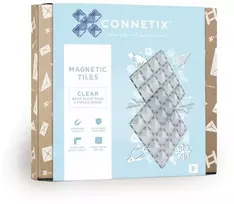 Connetix – Pagrindo plokštė – Skaidri – 2 dalys (CT-C-00002-BP)