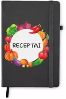 A5 formato užrašų knygelė "Receptai"
