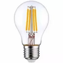 Visional A60 LED Filamentu Spuldze E27 10W 3000K 1300lm Skaidrs Stikls 220–240V RA>80