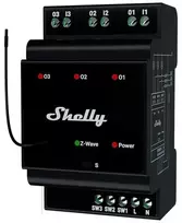 Shelly Qubino Wave Pro 3 3 kanalų DIN Z-wave magistralės relė