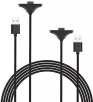 „iPega SW2119A“ įkrovimo laidas (3 m, 2 vnt.), skirtas „JoyCon“ valdikliui „Nintendo Switch 2“, raudonas/mėlynas