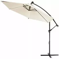 Extralink Parasol Juodasis miškas | Sodo skėtis | ant 3 m sijos, didelė smėlio spalvos