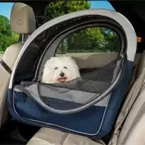 PetSafe Happy Ride sulankstamas kelioninis transportavimo dėklas – didelė automobilinė kėdutė, lengvas dizainas, iki 27 kg