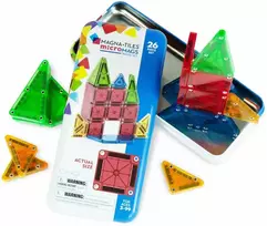 MAGNA-TILES MICROMAGS Kelioninis konstruktorius, 26 det.