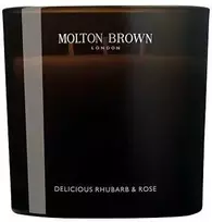 Molton Brown Gardžioji rabarbarų ir rožių kvapioji žvakė 600 g