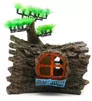 Aqua Nova Graužikų slėptuvė medžio namelis 14x10x15cm