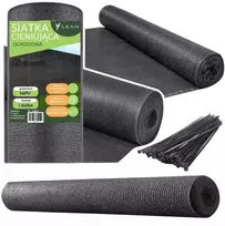 Lean Tinklinė uždanga tvorai, balkonui, 1.5 x 25 m, 140 g/m², pilka