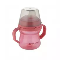 Canpol babies gertuvė su silikoniniu snapeliu FirstCup 150ml (56/614_pin)