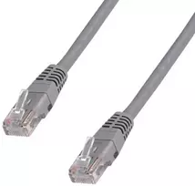 DATACOM Patch cord UTP CAT5E 5m (x) pilkas crossed