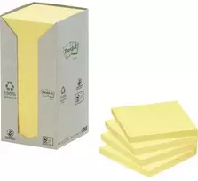 Post-it FT510110347, Kvadratinis, Geltonas, Popierius, 100%, MĖLYNASIS ANGELAS, 76 mm