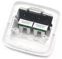 DATACOM ABB Tango duomenų lizdas UTP CAT5E 2xRJ45 WHkey, baltas