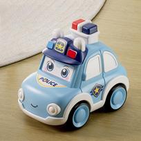 Toddler Press and Go Vehicle Cartoon Baby Mini Ambulance Police Car Fire Truck Excavator Model Gift for Kids Toys