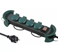Ilgintuvas su įžeminimu ir jungikliu IP44 Electraline 4-viet./4m/3x1.5mm2 H07RN-F