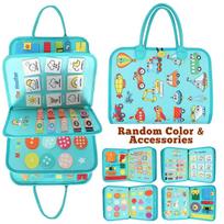 Busy Board Toy Features Over 18 Learning Activities, Educational Activity Developing Sensory Toy, Perfect Gifts for Boys Girls žalia