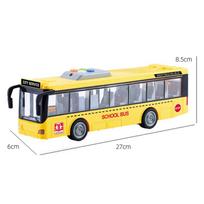 Sąnarinio Autobuso Metalinis Modelis Didelis Imitacinis Inercinis Garsas Šviesa Dvigubos Sekcijos Autobusas Universitetinis Automobilis Žaislai Vaikams yellow