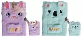 Užrašų knygelė - dienoraštis LOVE & HAPPY, MP, A5, 80 lapų, 80gsm, su spynele