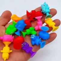 20PCS Mini Sucker Dolls Colorful Silicone Suction Cup Toys Stocking Stuffers For Kids Novelty Gifts Funny Gadgets Party Favors OneSize