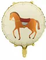 PartyDeco balionas folijos arkliukas 45 cm mišrus FB276 85657