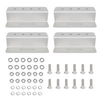 Z Brackets With Screws Solar Panel Mounting Brackets Solar Panel Installation Silver Sturdy Solar Panel Support China Mainland