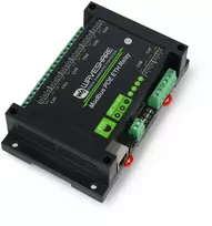 8 kanalų relinis modulis su optoizoliacija - 10A/250VAC/30VDC kontaktai - 7V-36V ritė - Modbus PoE - Waveshare 24964