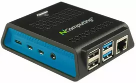 Mini kompiuteris NComputing RX-series RX420 RDP - USFF - be CPU - PC - 1.5 GHz