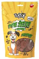 TufTuf Šunų Priedas - TUF TUF Vištienos Guminukai 80g Be Cukraus Be Glitimo Be Sojos