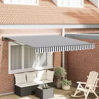 Markizės rėmas Antracito ir baltos 300 x 250 cm
