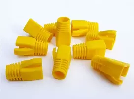 DATACOM RJ45 kištukų movos (CAT6A, CAT7) geltonos (10 vnt.)