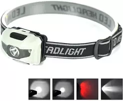 LED Galvos Žibintas BORUiT RJ-LW601 Baltas, Skirtas Bėgiojimui