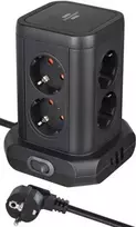 Buitinis ilgintuvas-stovas BRENNENSTUHL, 8 vietų, 3USB, 2 m