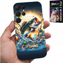 Etui Do Samsung Galaxy S22 Ultra - Wzory Dla Wędkarza, Ryby, Dorsz, Łosoś
