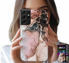 Etui Do Samsung Galaxy S21 Ultra - Elegancki Marmurek Modne Wzory + Folia