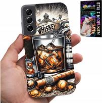 Etui Do Samsung Galaxy S21 - Whisky Cygaro Wzory Dla Mężczyzn Plecki