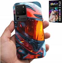 Etui Do Samsung Galaxy S20 Ultra - Motor, Fan Motocykl Kask Motocyklista