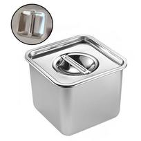 Rust Resistant Frozen Yogurt Container Dustproof Food Storage Box  Home 12cm(Flat Cover)