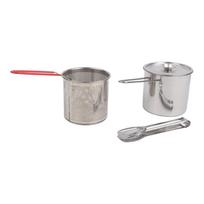 304 Stainless Steel Stainless Frying Pan Deep Fryer Pan