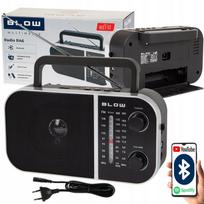 Radio Budowlane Kuchenne 230V Bluetooth Przenośne Antena Usb Sd Na Baterie