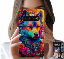 Etui Do Samsung Galaxy S10 Plus - Kolorowe Wzory, Wilk Wataha Swora Case