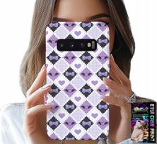 Etui Do Samsung Galaxy S10 Plus - Modne Serca Kokardki Kokarda + Folia