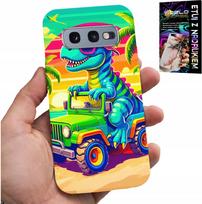 Etui Do Samsung Galaxy S10E - Dinozaur W Ciężarówce Wzory Dla Dzieci