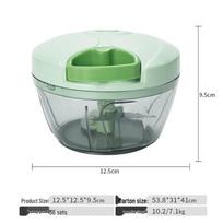 Manual Garlic Peeler & Chopper - Kitchen Garlic Masher & Paste Maker, Pepper Seasoning Tool