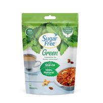 Sugar Free Green Stevia Pouch 400 g |100% Plant based Natural Sweetener | Equivalent to Sweetness from 1Kg Sugar | 100% Natural Stevia leaves| Swee