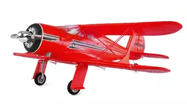 „Amewi AMXFlight Beech D17s“ dvisparnis lėktuvas 3D/6G RTF, raudonas / su giroskopu